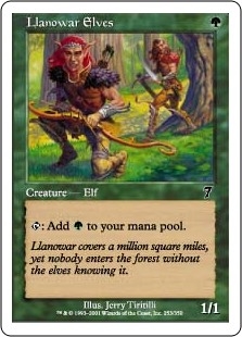 Llanowar Elves Seventh Edition